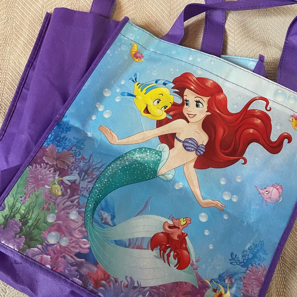 Disney The Little Mermaid Ariel Reusable Tote Bag NWT